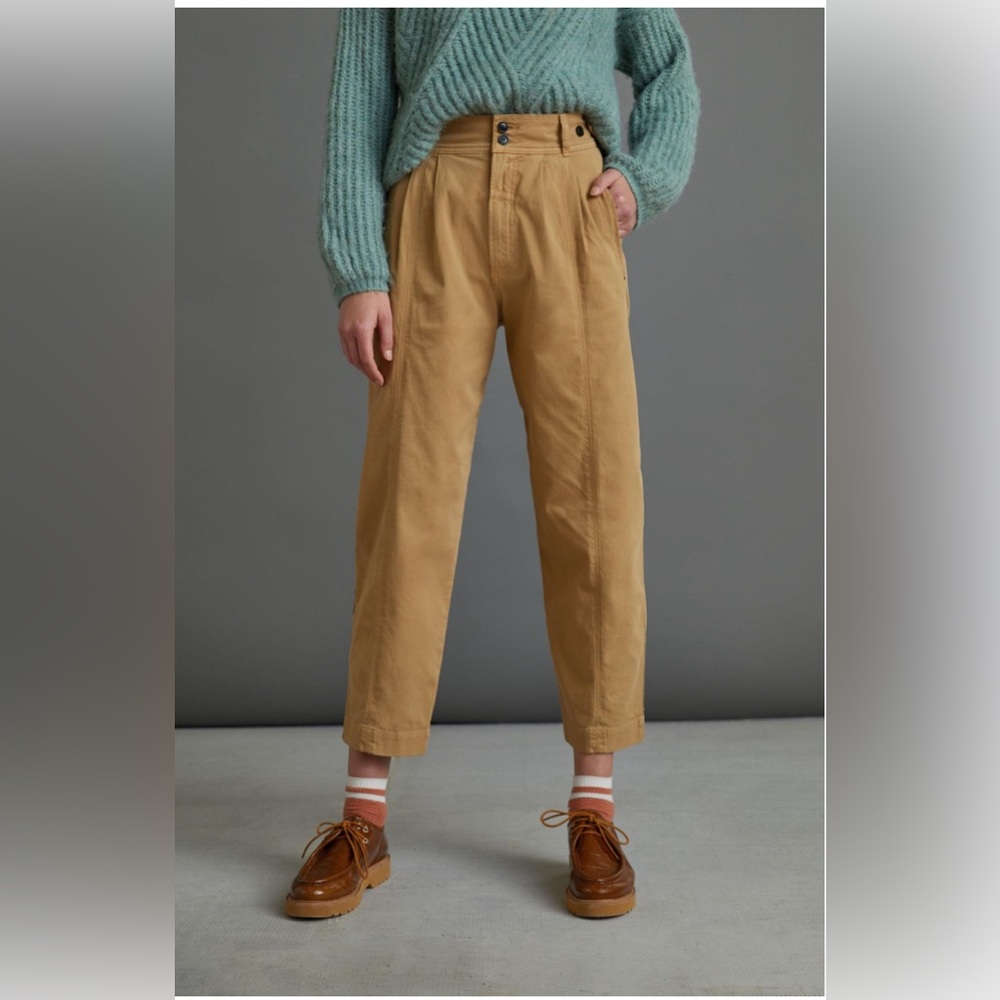 Women’s ANTHROPOLOGIE Citizens of Humanity Leona Pleated Pants 32 hip retro vibe